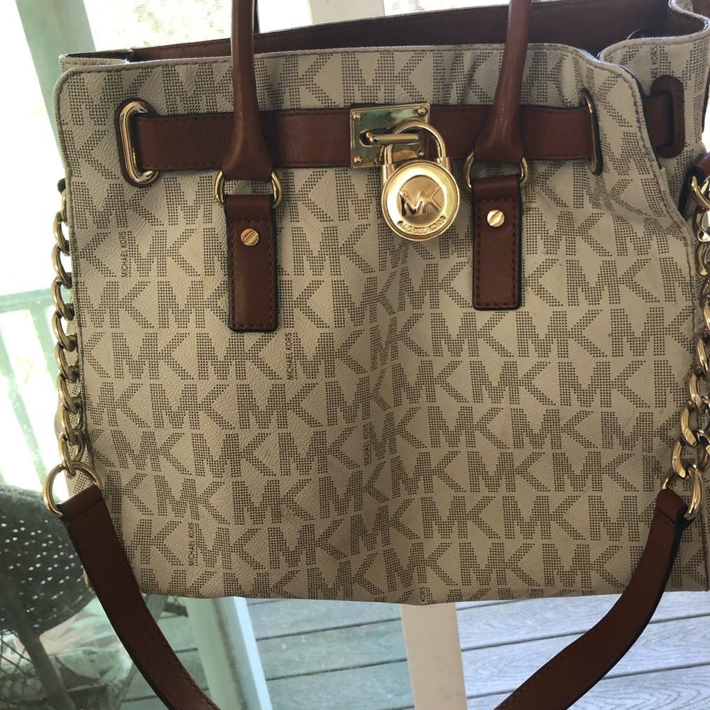 Michael Kors bag white and brown